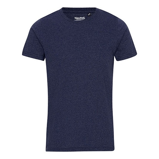 T-shirt dopasowany NEC61001 - Navy Melange
