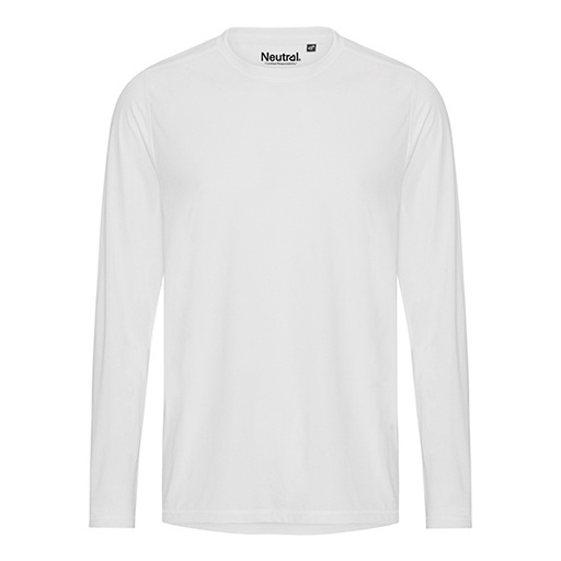 Koszulka Sportowa z Długim Rękawem NER61050 - White