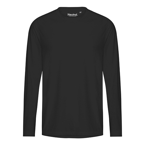 Koszulka Sportowa z Długim Rękawem NER61050 - Black