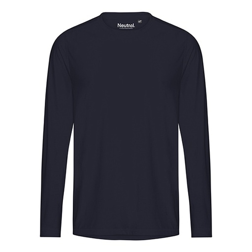 Koszulka sportowa z długim rękawem NER61050 - Navy