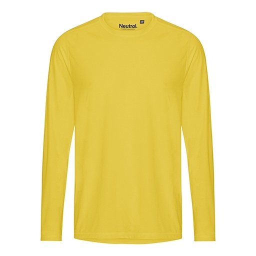 Koszulka sportowa z długim rękawem NER61050 - Yellow