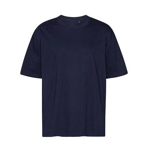 T-Shirt Oversize z bawełny NET60011 - Navy