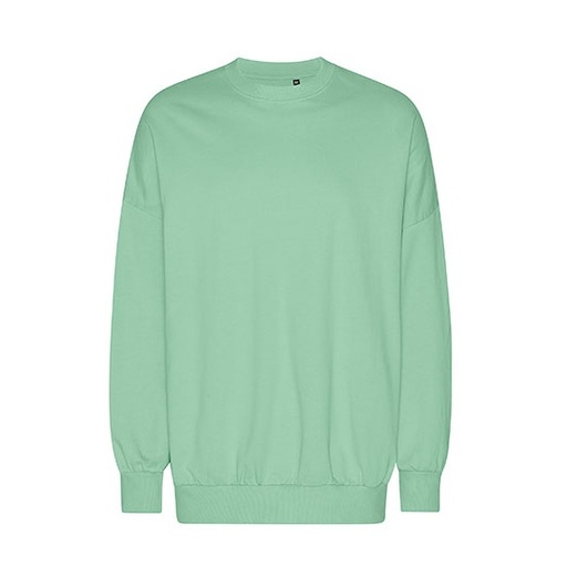 Bluza Oversize Bawełna Organiczna NET63011 - Dusty Mint