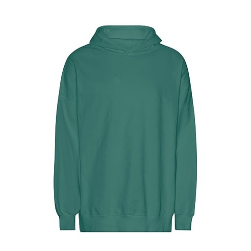 Bluza Oversize z Kapturem NET63111 - Teal