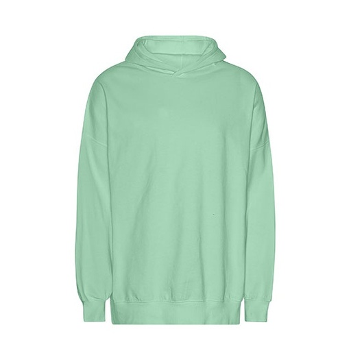 Bluza Oversize z Kapturem NET63111 - Dusty Mint