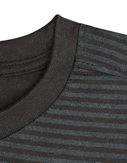 Koszulka Boston - Black & Dark Grey (Striped)