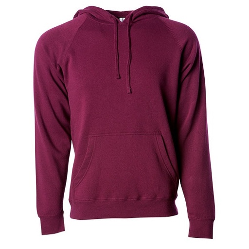 Bluza unisex raglanowa z kapturem NP305 - Maroon