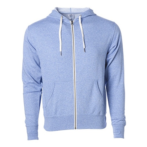 Bluza Unisex z Kapturem i Zamkiem NP354 - Sky Heather