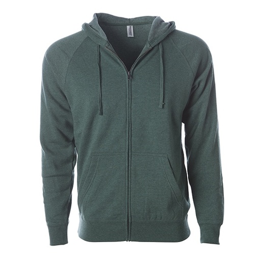 Bluza Unisex Raglan na Zamek NP355 - Moss