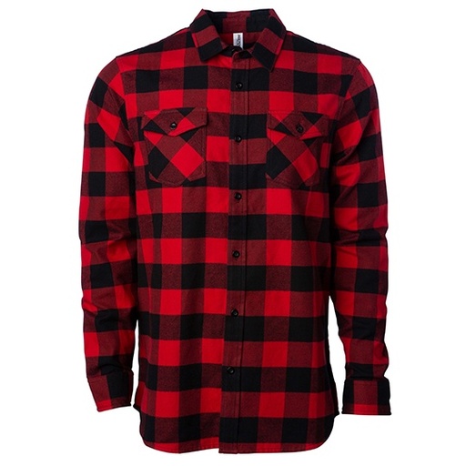 Koszula Unisex Klasyczna Flanelowa NP500 - Red & Black