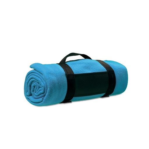 Koc polarowy z paskiem NT1761 - Light Blue