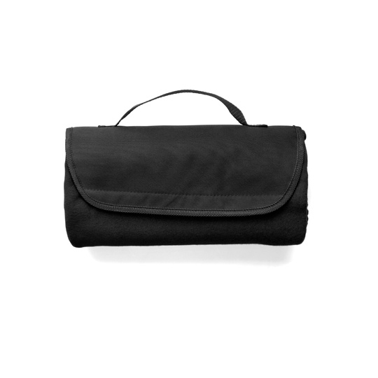 Koc polarowy turystyczny z uchwytem - Black