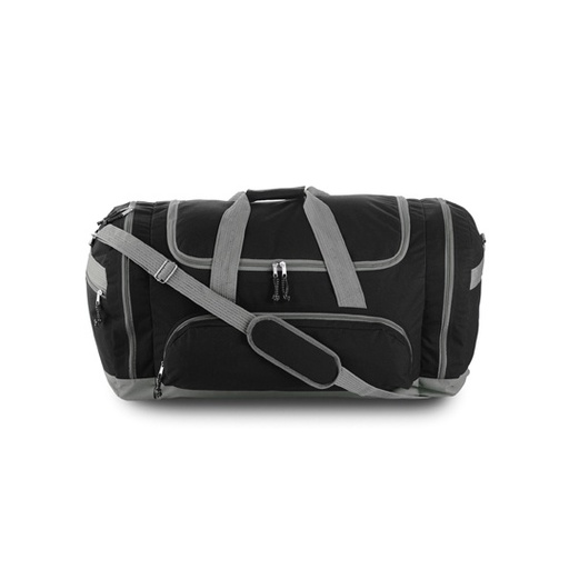 Torba sportowo-podróżna 95L z kieszeniami NT6431 - Black