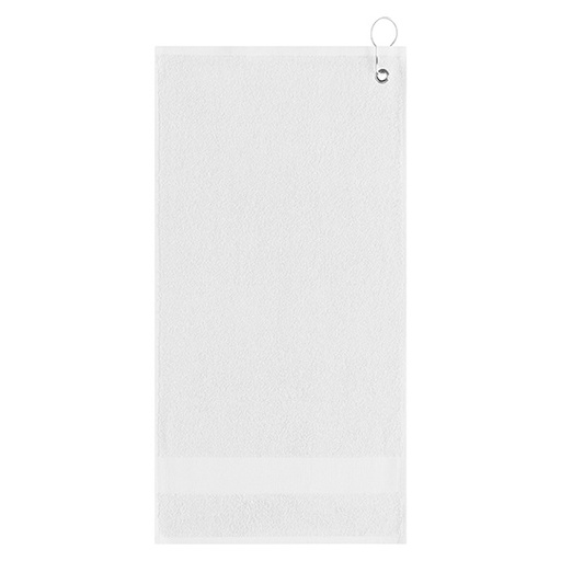 Recznik Golfowy Bawelniany z Klipsem NT9165 - White