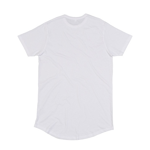 Meska koszulka dluga oversize P126 - White