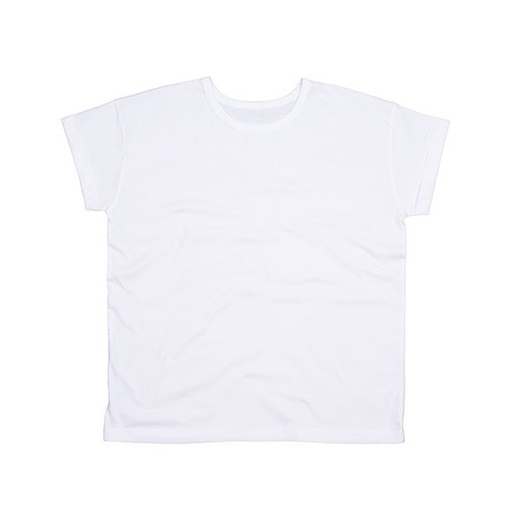 T-shirt Damski Oversize Bawełna Organiczna P193 - White