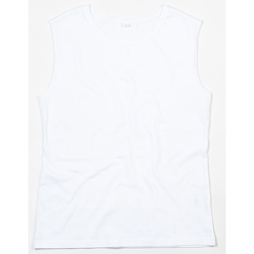Długi damski tank top P82 - White