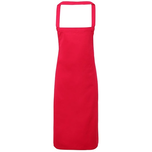 Fartuch Dlugi Bawelniany Organiczny PW102 - Hot Pink (ca. Pantone 214C)