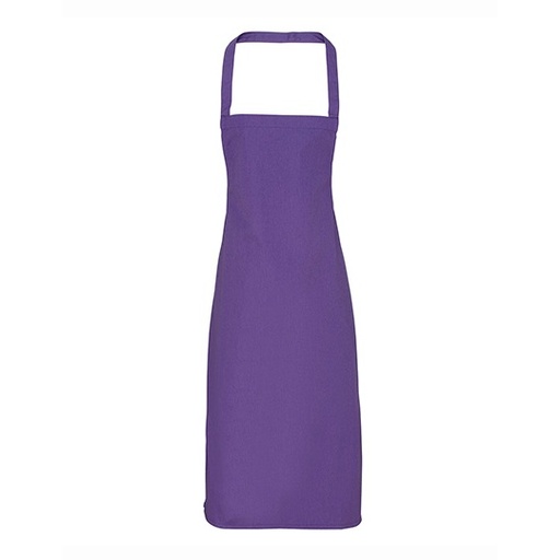 Fartuch bawełniany bez kieszeni - PW102 - Purple (ca. Pantone 269C)