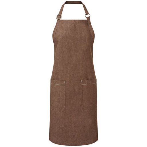 Fartuch Denimowy Bawelna Organiczna PW113 - Brown Denim (ca. Pantone 4705C)