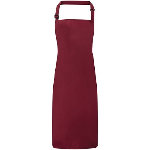 [PW115-1000315103] Fartuch Długi Wodoodporny PW115 - Burgundy