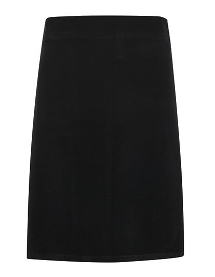 Fartuch w pasie z grubej bawełny Calibre - Black