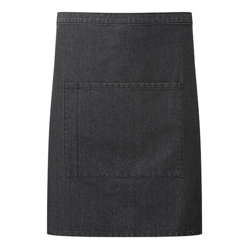 Fartuch średni PW141 - Black Denim