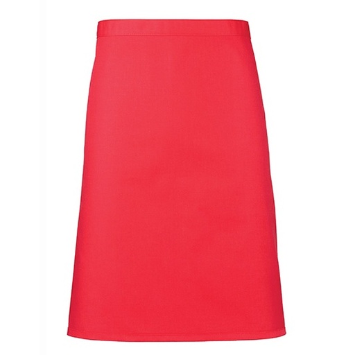 Fartuch Polfartuch Bawelna Twill Poliester PW151 - Strawberry Red (ca. Pantone 186C)