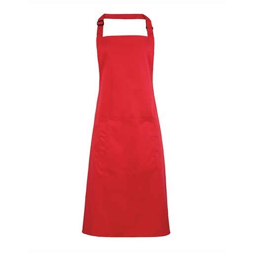 Fartuch Kelnerski Twill PW154 - Strawberry Red (ca. Pantone 186C)