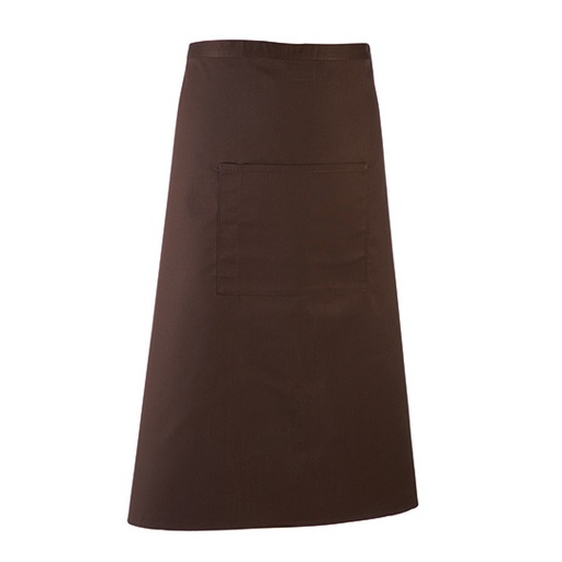 Fartuch Barowy Twill PW158 - Brown (ca. Pantone 476C)