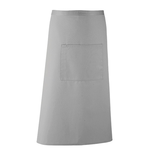 Fartuch barowy PW158 - Pale Grey (Silver) (ca. Pantone 428C)