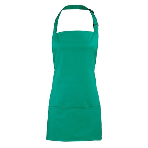 Fartuch 2w1 Bawelna Twill PW159 - Emerald (ca. Pantone 7728C)