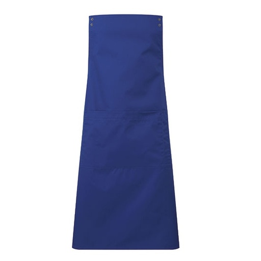 Fartuch Długi Poliester Bawełna Recykling PW190 - Royal (ca. Pantone 7687C)