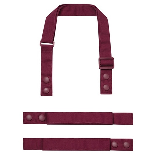 Pasek do fartucha PW191 - Burgundy (ca. Pantone 209C)