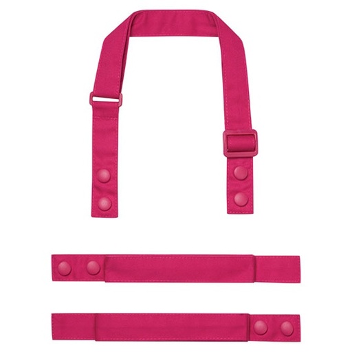 [PW191-1000361647] Pasek do fartucha regulowany poliester z recyklingu PW191 - Hot Pink (ca. Pantone 215C)