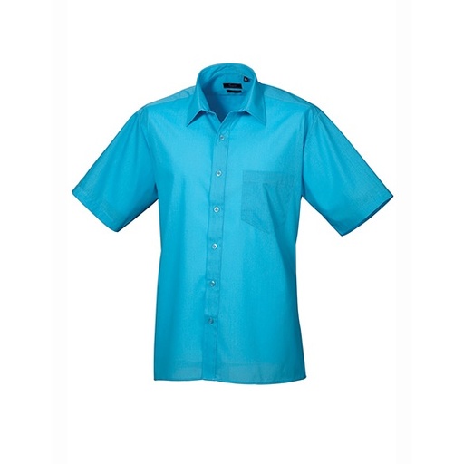 Męska koszula klasyczna PW202 - Turquoise