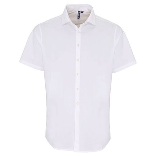 Koszula Meska Slim Popelina Strecz PW246 - White