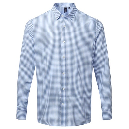 Koszula Meska Slim Poliester Bawelna Latwa w Pielegnacji PW252 - Light Blue (ca. Pantone 2707C)