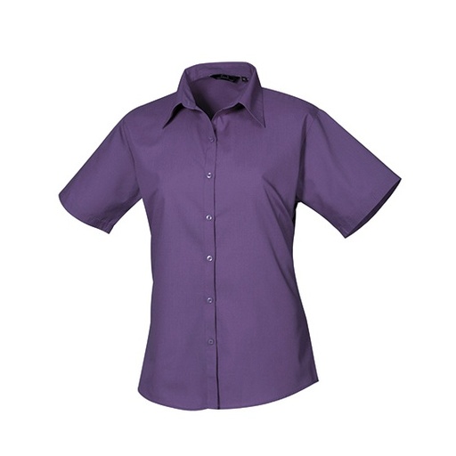Damska bluzka slim PW302 - Purple