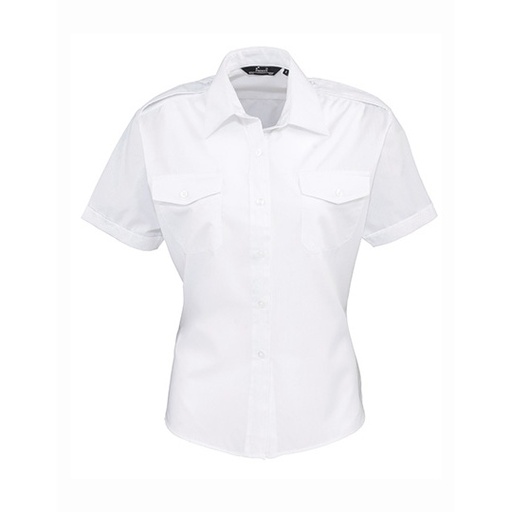 Damska koszula pilotka PW312 - White