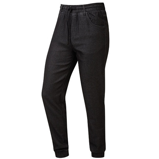 Spodnie kucharskie jogger PW556 - Black Denim (ca. Pantone 426C)