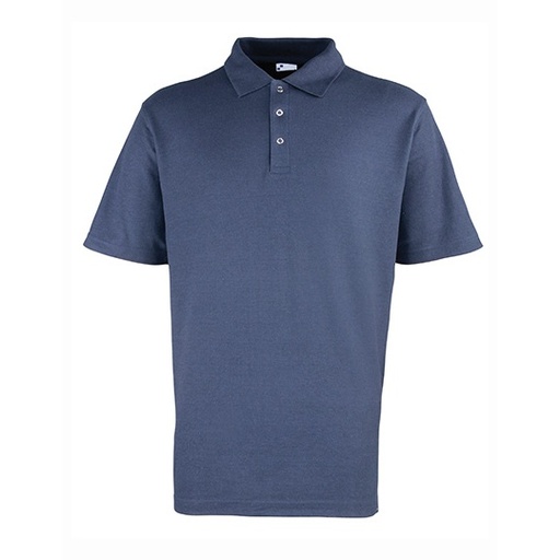 Koszulka polo robocza z zatrzaskami PW610 - Navy