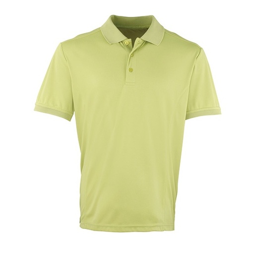 Męska koszulka polo Slim PW615 - Lime