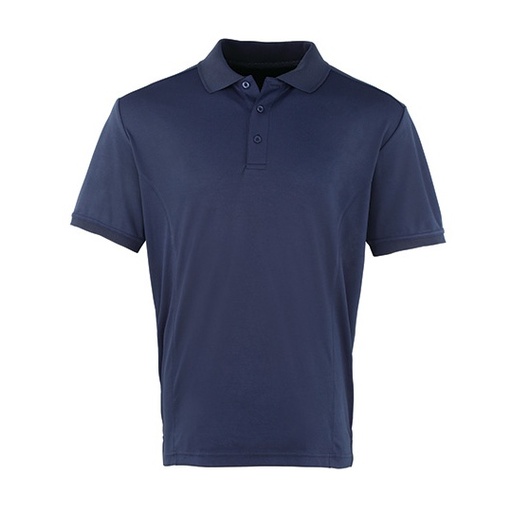 Męska koszulka polo slim PW615 - Navy (ca. Pantone 2766C)