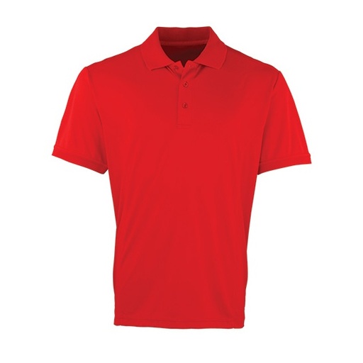 Koszulka Polo Slim Oddychająca PW615 - Red (ca. Pantone 200C)