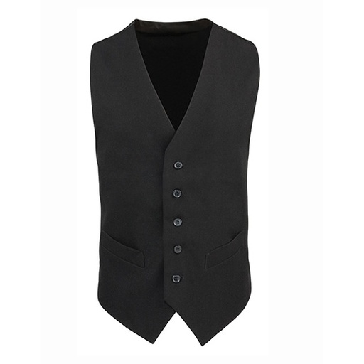 Kamizelka Meska Klasyczna Poliestrowa PW622 - Black (ca. Pantone Black C)