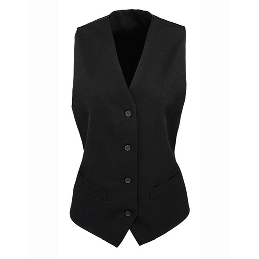 Kamizelka Slim Poliester Satynowy PW623 - Black (ca. Pantone Black C)