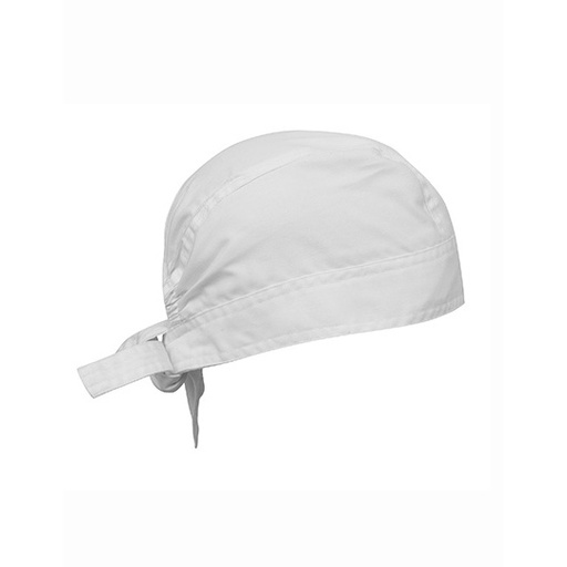 Chustka Kucharska Latwa do Wiazania Twill Poliester Bawelna PW658 - White