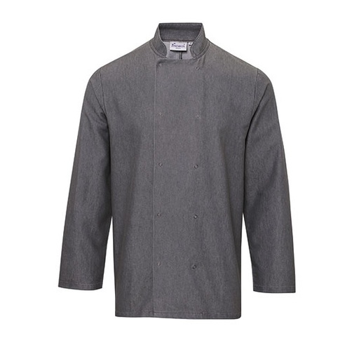 Kurtka Kucharska Denim PW660 - Grey Denim (ca. Pantone 425C)