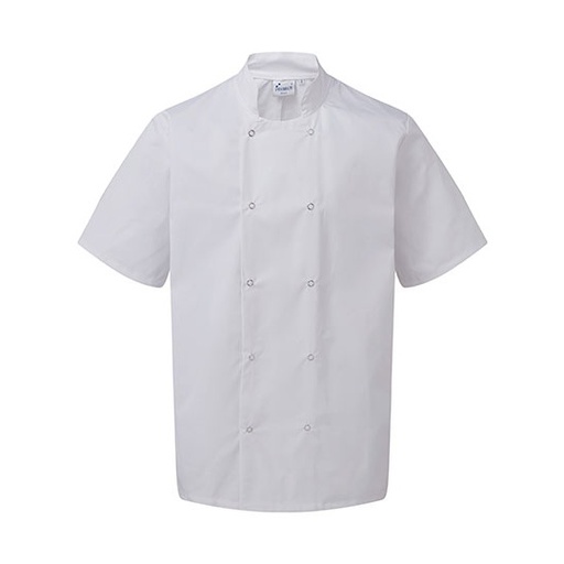 Marynarka Kucharska Krotki Rekaw Twill PW664 - White